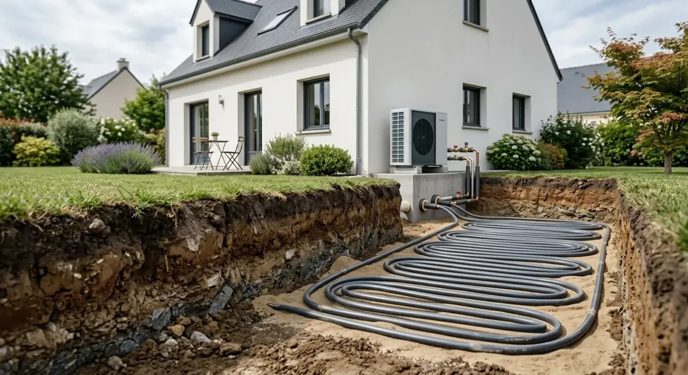 Pompe à chaleur géothermique à Saujon